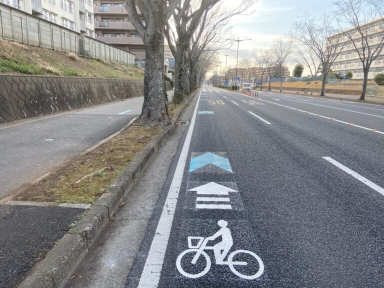 自転車通行可の歩道があるのに