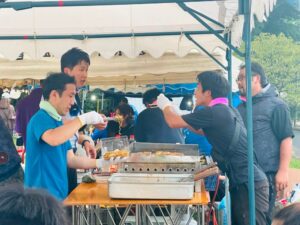 大栄地区の前林愛宕祭り、成田山みたま祭り盆踊り大会へ。