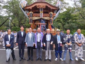 宗吾区祭礼 安全祈願法楽・出発式へ