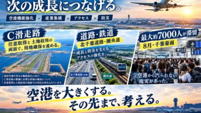 成田空港の「第二の開港」を、次の成長につなげる  雨宮しんご一般質問１５日１３時～