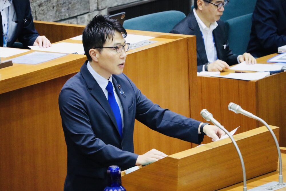 🔵千葉県議会一般質問に登壇しました。