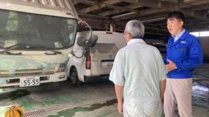 預かった車は30台、工場も顧客情報も。水につかった自動車板金工場