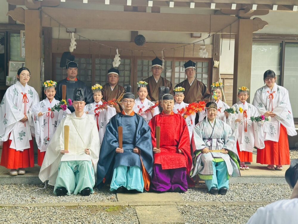 小御門神社の秋季大祭に参列しました。毎年10月4日に行われる秋の祭礼。 2