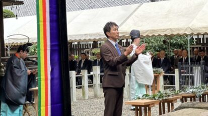 小御門神社の秋季大祭へ。