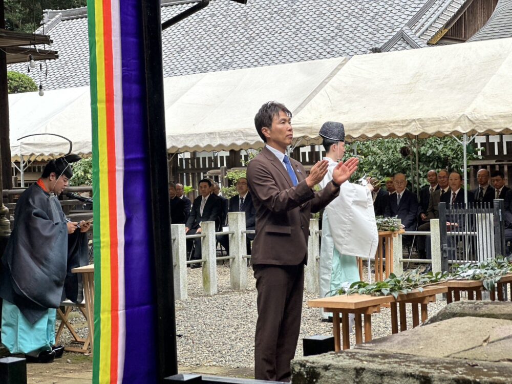 小御門神社の秋季大祭に参列しました。毎年10月4日に行われる秋の祭礼。