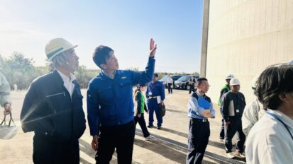 農林水産副大臣の印旛沼周辺視察に同行しました。
