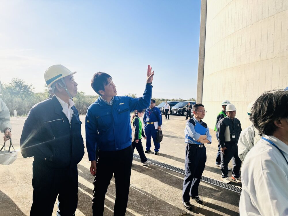 【農林水産副大臣の印旛沼周辺視察に同行】