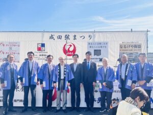 母校吾妻小学校運動会、第32回「成田弦まつり」の開会式へ。